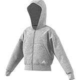 Libertad de movimiento total. adidas YG MH 3S FZ HD Sudadera, Infantil, Brgrin/Weiß, 116