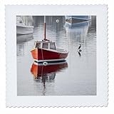 Square dimensions (in inches): 6 L x 6 W, image dimensions (in inches): 4 L x 4 W 100% poloyester; image is soft to touch. Made in USA Edges have pinking shear cut Image will not fade with washing. Image not a transfer, part of material