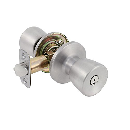 EZ-Set 213522 Guardian Bathroom Knob, Stainless Steel