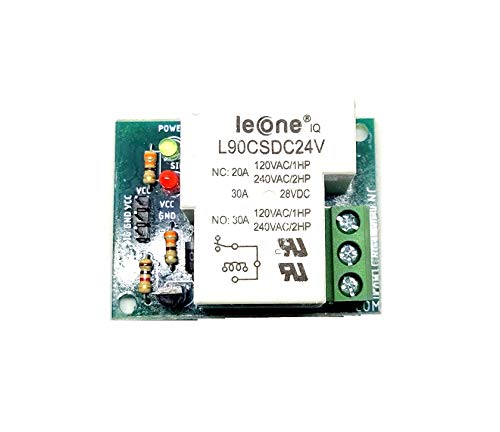 Image of INVENTO 1Pcs 24V 30A 1 Channel Relay Module Low Level Trigger for Home automation DIY Projects
