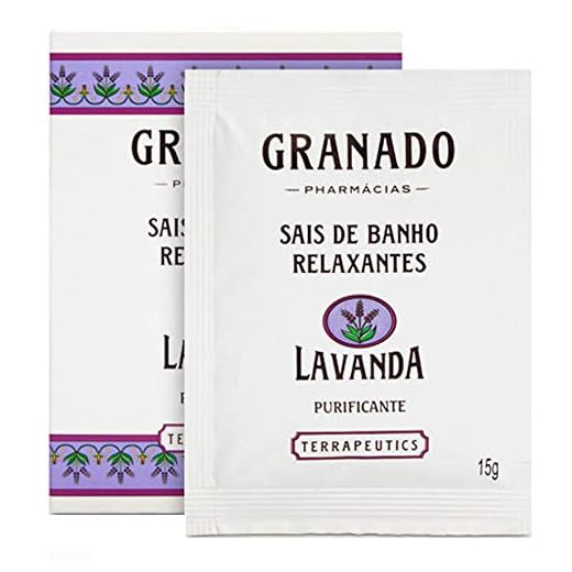 Granado Sais De Banho Terrapeutics, Lavanda, Lilás