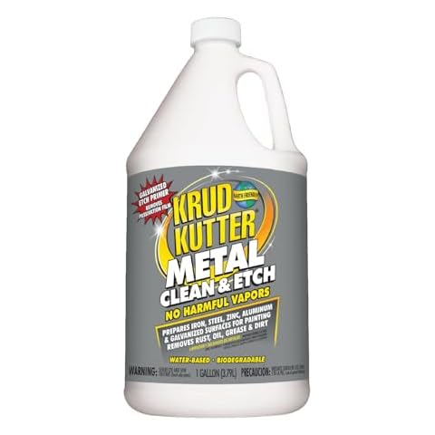 Krud Kutter ME01 Red Metal Clean & Etch with Bland Odor, Gallon Cover