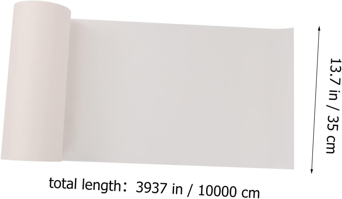 Homoyoyo 1roll Thickened Xuan Paper Rice Paper for Calligraphy and Painting Wide for Watercolor Ink Writing and Drawing