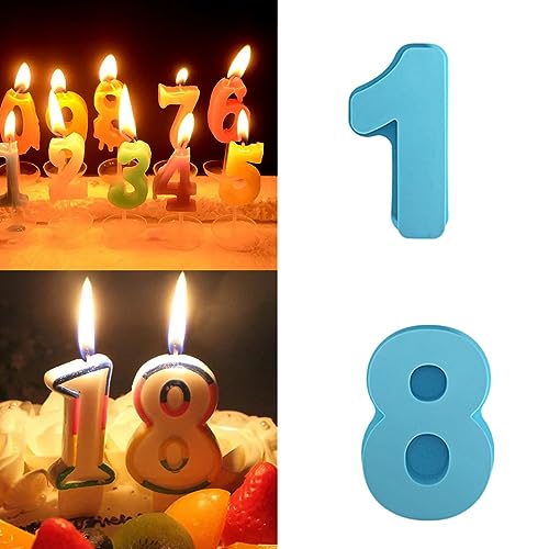 Ashuxxn 9 Pezzi Stampo per Candele a Forma di