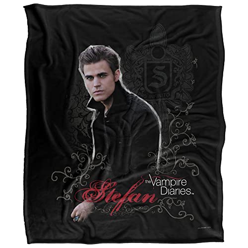 VAMPIRE DIARIES Silky Touch Kuscheldecke, superweich, 152 x 127 cm