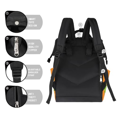 Image of Custom Dinosaur-Diaper-Bag for-Baby-Boys Large Waterproof Nappy-Backpack for New Dad Mom Gifts