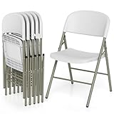 【Conception Confortable de Soutien】 Ces chaises pliantes en plastique sont équipées d’un dossier ergonomique et d’un siège spacieux, offrant un excellent maintien pour des heures d’assise confortable. Cette combinaison ergonomique soulage la pression et améliore la posture pendant les repas ou événements.
