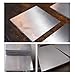 MoUnw 304 Stainless Steel Sheet, 1mm Thick, 300mm x 300mm, for DIY Projects and Mechanical Cutting