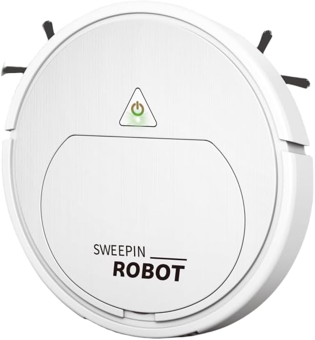 Robot Vacuum Cleaner, One-Touch Start, Slim Design, Rechargeable Robot Vacuum and Mop, Suitable for Cleaning Paper Scraps, Pet Hair and Hard Floors Pet Hair Specialist Robot Vacuum.