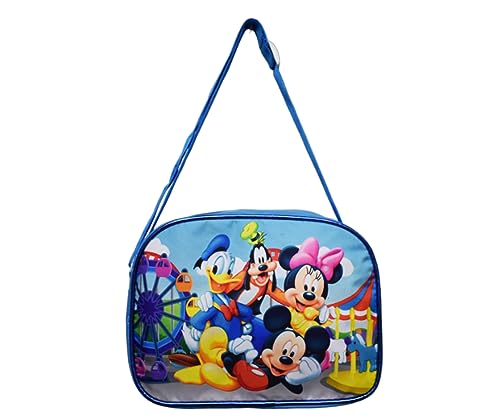 Image of Asera Polycotton Birthday Return Gifts Sling Bag /Picnic Bag Cartoon Theme Bags for Kids, Multicolour