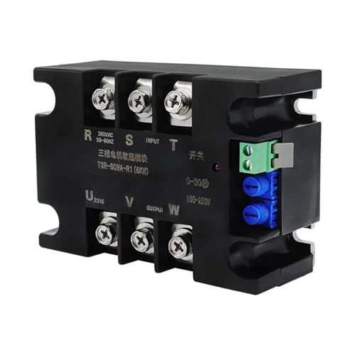 Arrancador suave trifásico con control progresivo TSR-40WA-R1 para motor 4kW 6