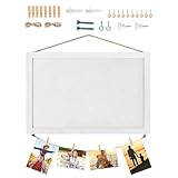 Utilisation polyvalente : avec notre tableau en liège pour murs, vous pouvez désormais facilement enregistrer des photos ou des dessins dessinés à la main, enregistrer des notes, des messages, des mémos, des calendriers, des menus, des rappels et les décorer joliment avec des punaises et des clips.