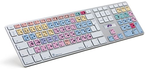 Preisvergleich Produktbild LogicKeyboard LKB-PT-AM89-UK Tastatur Silber / bunt