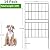 HIHADUUM 14 Pack 31.5 Inch(H) X 20 Ft(L) Decorative Garden Fence Fencing Panels, Metal Wire Border No Dig Fencing Animal Barrier for Dog, Flower Edging for Yard Landscape Patio Outdoor Decor
