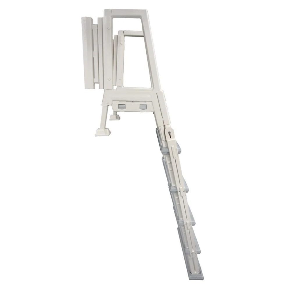 Escalera para piscina de superficie 18" ancho, 74" alto miniatura 4