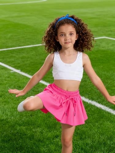 Image of Flowy Shorts for Teen Girls Athletic Running Youth Butterfly Shorts