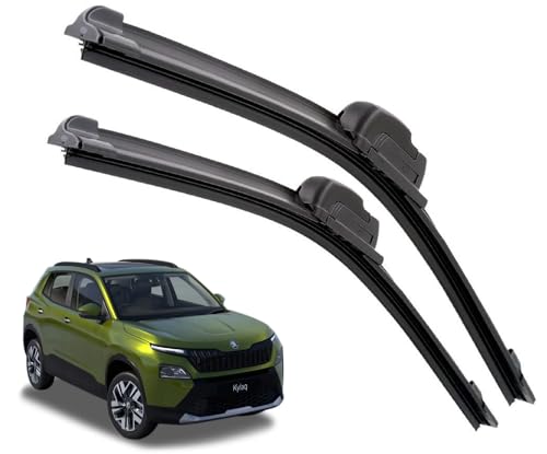 Image of Euro Care Windshield Car Wiper Blades Compatibility With Skoda Kylaq - Set of 2Pc (D-24,P-18)
