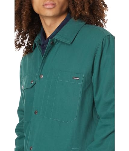 Volcom Men's Larkin Overshirt Button Jacket3