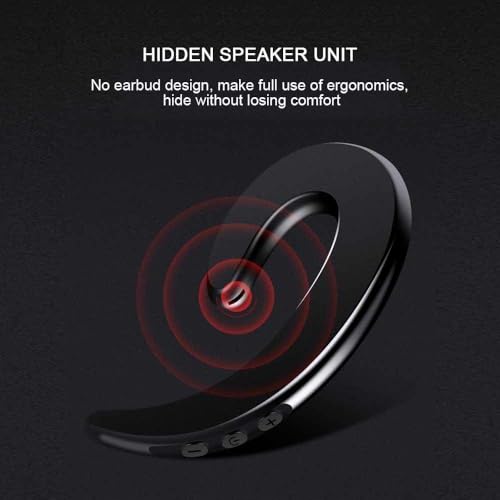 Image of Drumstone (Exclusively 𝟭𝟬+𝟱 Year Warranty) Bone Conduction Wireless Bluetooth Earbuds - Ultra-Thin Design with Mic, Noise Reduction, and Universal Compatibility for Sports