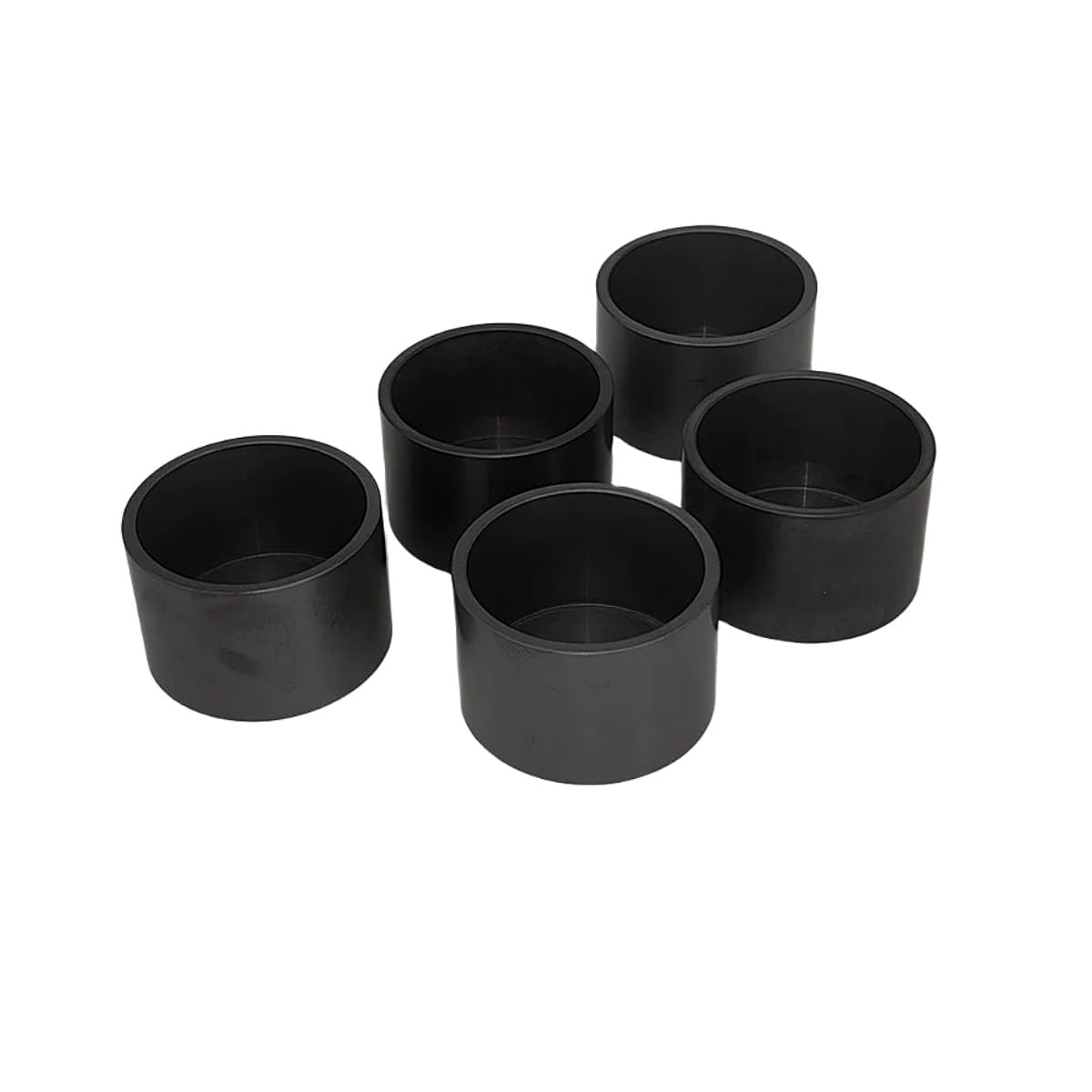 Crisol de carburo de silicio resistente a altas temperaturas - Crisol de SiC sinterizado sin presión for investigación científica, 1 unidad(Rectangle 86x41x23mm/50ml)