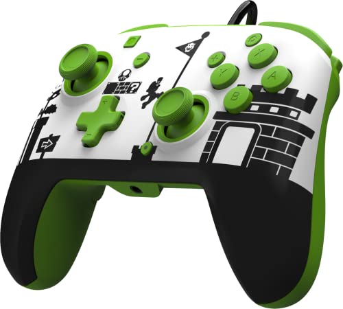 Pdp Switch Rematch Filaire Manette Super Mario Licence Officiel By Nintendo - Customizable Buttons, Sticks, Triggers, And Paddles - Ergonomic Manettes