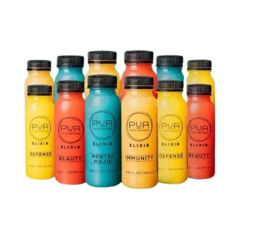 Amazon.com : PUR Cold Pressed Wellness Juice Shots Combo Pack – 36