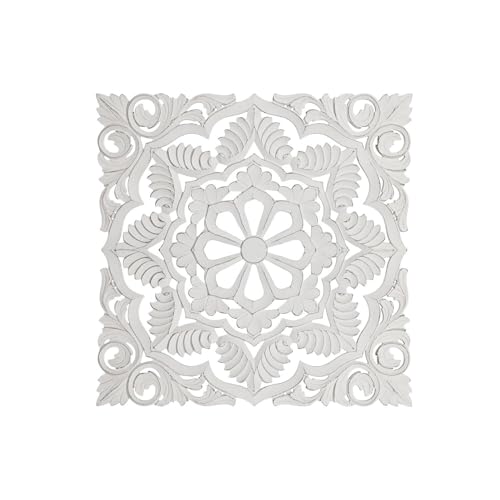 Décoration murale en MDF 60x60 cm pour illuminer votre salon cosy
