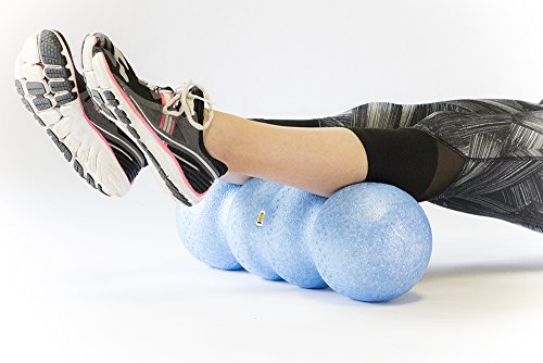 Rollga Standard - The Better Foam Roller For Flexibility, Muscle Recovery, Back & Neck Massage, & Exercise (Blue). #TOP6