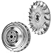 Caltric Clutch Primary Fixed And Sliding Sheaves Compatible with Yamaha Grizzly 660 Yfm660 4X4 2002-2008