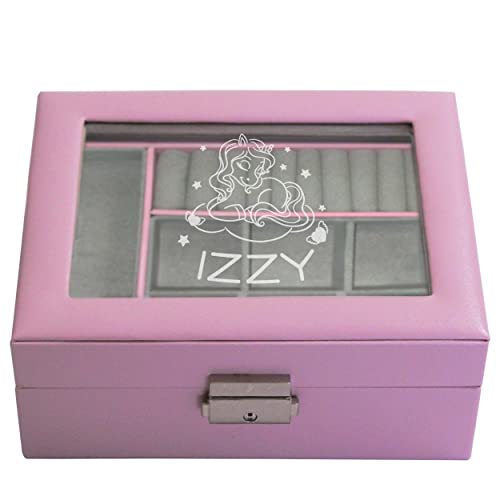 My Personal Memories Personalized Jewelry Box For Girls - Custom Engraved With Name And Ballerina, Mermaid, Unicorn And More (Pink) #TOP4