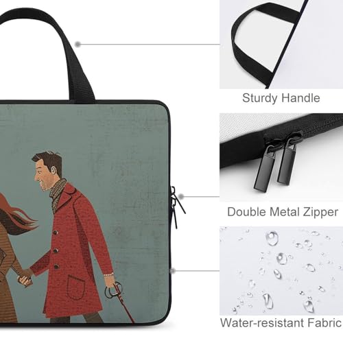 Bolso de hombro para laptop de 12 pulgadas unisex miniatura 3