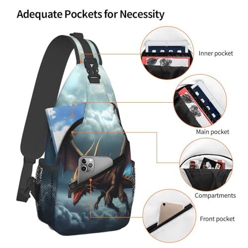 Mochila tipo sling negra para uso urbano y outdoor miniatura 3