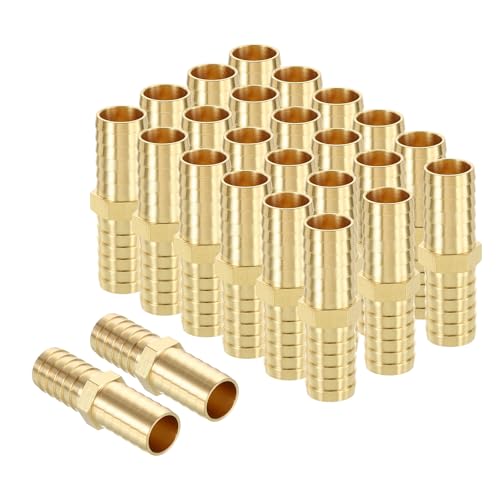 sourcing map 25 piezas de latón de 5/8 a 5/8 pulgadas para manguera de metal para impresión 3D, compresor de aire, máquina CNC, troqueles