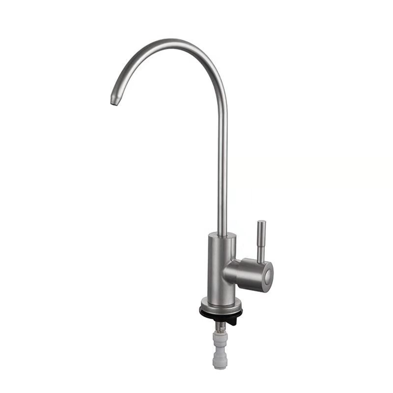 Robinet d'eau potable noir brossé pour l'eau filtrée de votre cuisine moderne