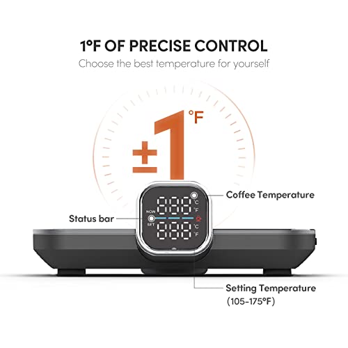 Ikago Smart Temp Control Coffee Mug Warmer Set, Best Birthday Gifts For Women&Men, Gift For Mother's&Father's Day/Birthday/Office Desk #TOP6