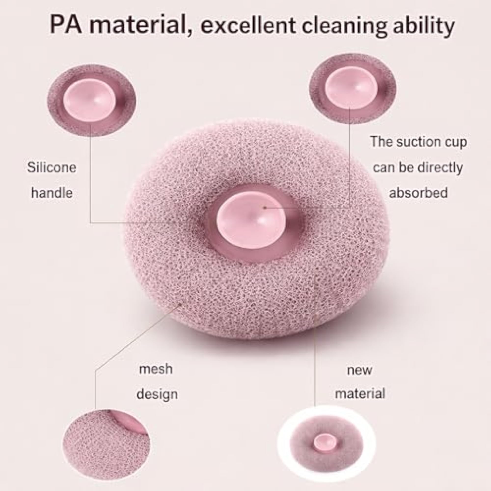 Bathroom Bathing COMBO Kit, 6 PCS Exfoliating Body Scrubber