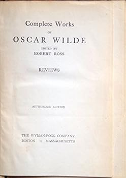 Hardcover COMPLETE WORKS OF OSCAR WILDE - REVIEWS Book