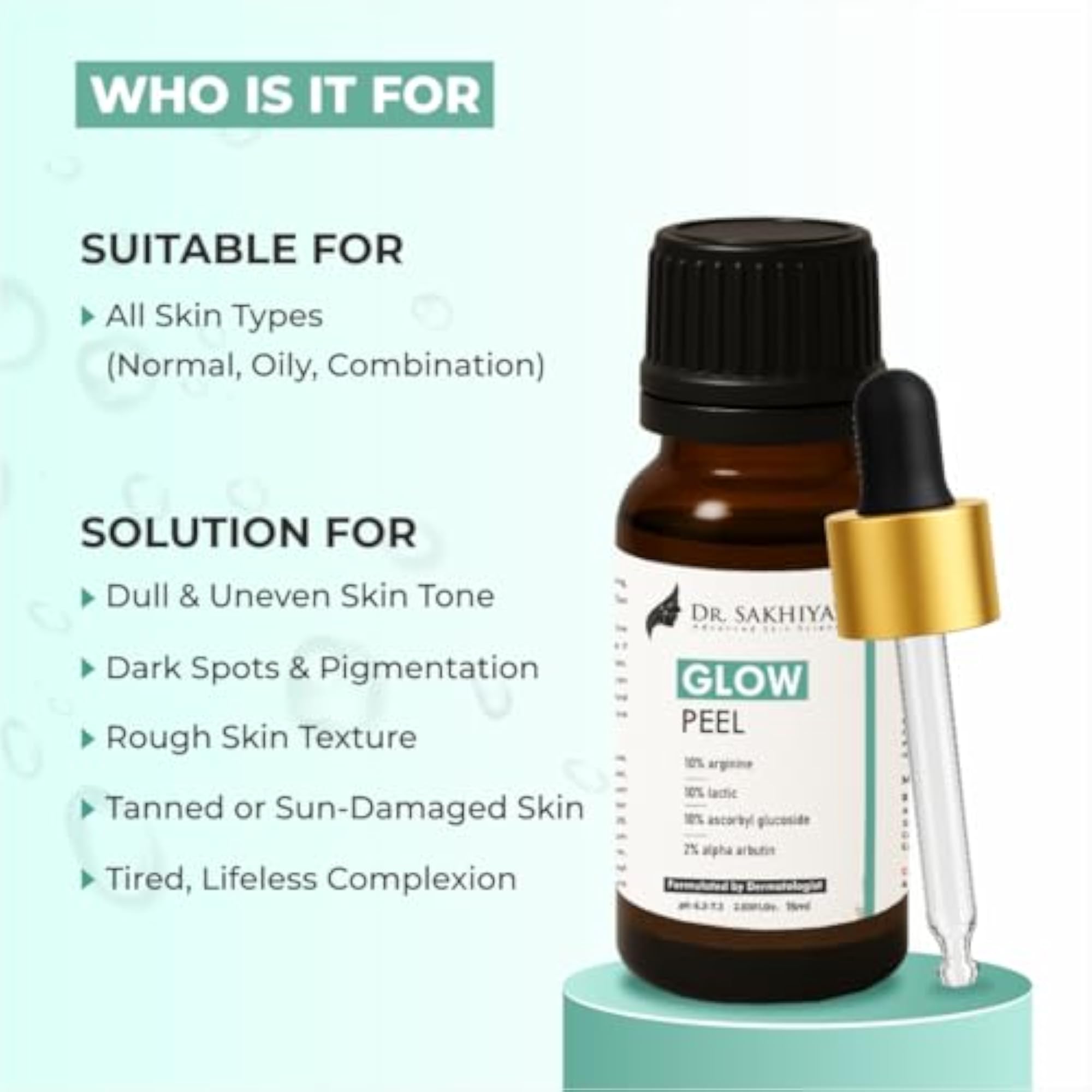 Glow Peel, Chemical Exfoliant with Lactic Acid