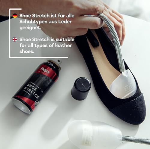 Lederdehner Kaps Shoe Stretch – Schuhdehner Spray für Lederdehnung