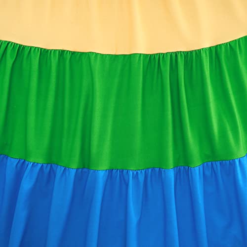 Lovekider Girls Dress For Summer Casual Coloful Sleeveless Tiered A-Line Swing Colorful Tank Dresses For School Holiday 7-8 Years #TOP5