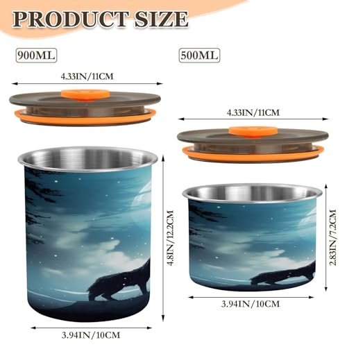 Envase hermético acero inoxidable para café Blueangle miniatura 2