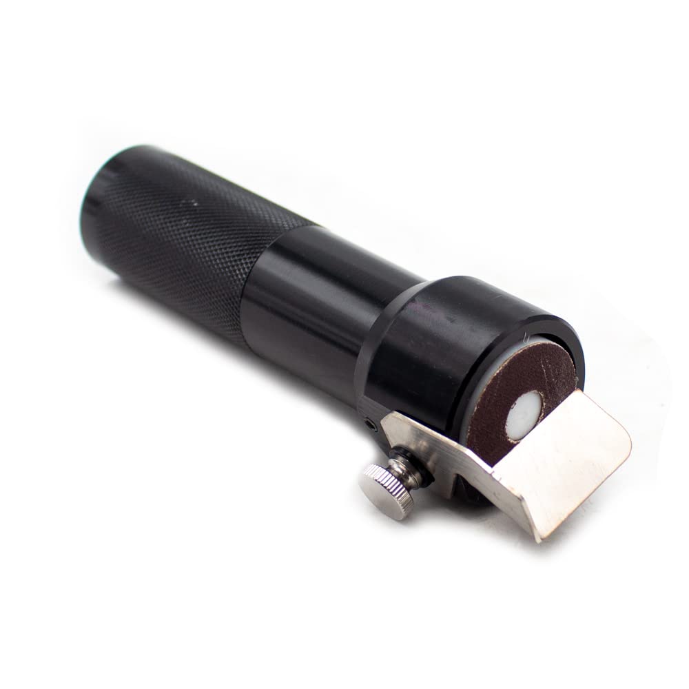 Toplionace Herramienta de Afilado de Tijeras de ángulo Fijo, Afilador de Tijeras de Sastre Portátil, Afilador de Cuchillos de Cocina, Máquina Afiladora de Bordes, 8000rpm
