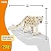 Schleich Wild Life Realistic Prowling Snow Leopard Figurine - Intricately Painted and Highly Detailed Wild Animal Toy, Durable for Education and Fun Play, Perfect for Boys and Girls, Ages 3+