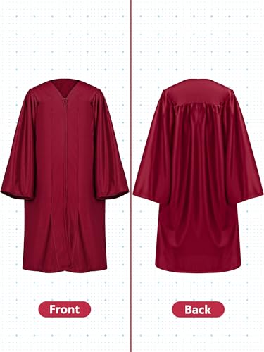 Image of QZYL Kindergarten Graduation Cap and Gown Set, 2026 Congrats Grad Outfit with Tassel & Certificate for Kindergarten