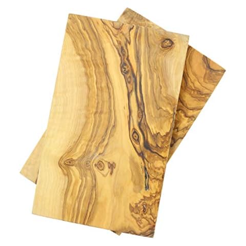 Benera Beautiful Breakfast Board Set of 2 Olive Wood 25 x 15 cm Cover