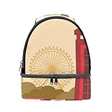 cabina telefono londres para pintar Utilizable: bolsa de comida, bolsa de almuerzo, bolsa de compras, bolsa de almuerzo.