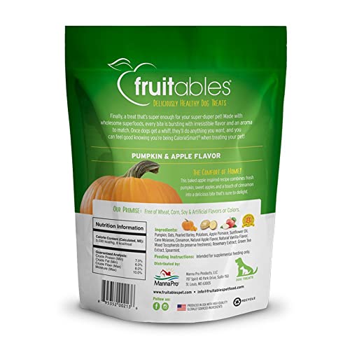 Fruitables Dog Treats Pumpkin & Apple Flavor, 7 Oz #TOP1