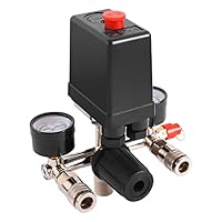 Druckschalter für Luftkompressor, mit Ventilsteuerung, Messgerät