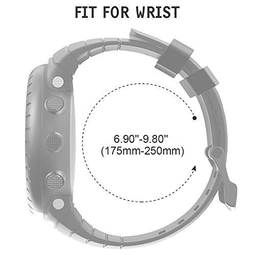 Correa compatible para reloj Suunto Core en TPU con hebilla de acero miniatura 7
