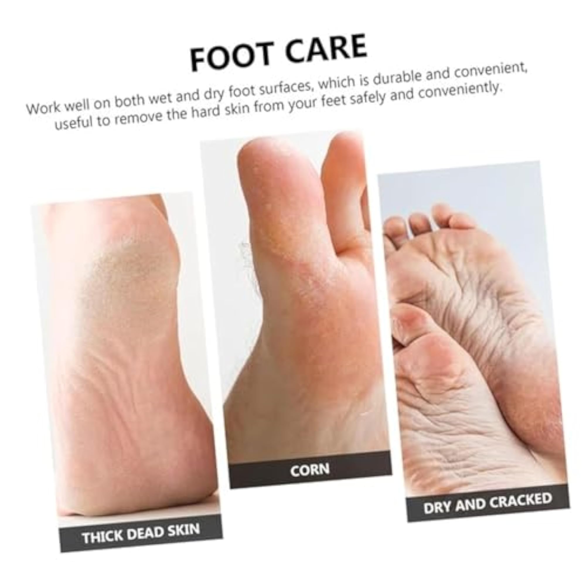 Foot Scrubber Foot File Callus Remover, Pink